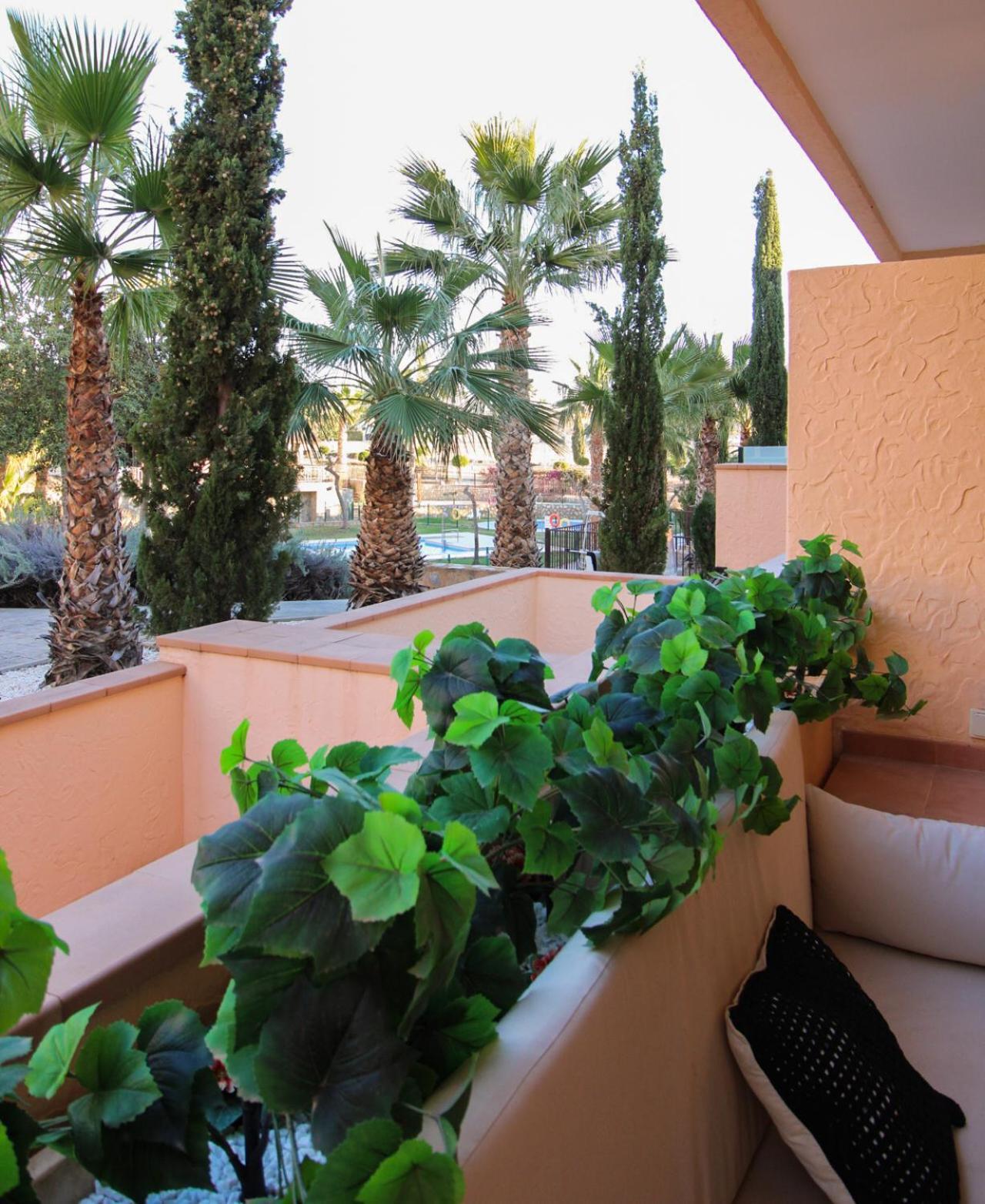 Quite & Relaxing Private Apartment For 2-6 Pers - Golf & Pool Resort - Múrcia Exterior foto